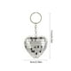 thumbnail image 3 of Llavero de bola de espejo en forma de corazón - Colgante reflectante de bolsa de corazón de melocotón para llaves o bolso, regalo de Navidad mono, 3 of 6