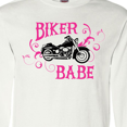 thumbnail image 4 of Inktastic Biker Babe Long Sleeve T-Shirt, 4 of 5