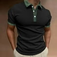 thumbnail image 2 of Ketyyh-chn99 Polo Shirts for Men Men's Short Sleeve Polo Shirts Casual Slim Fit T Shirts Black,2XL, 2 of 4