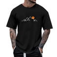 thumbnail image 2 of Mountain Graphic Tees for Men 2026 Summer Casual Short Sleeve Crewneck T Shirts Hiking Camping Shirt, 2 of 5