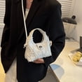 thumbnail image 7 of Jiibva Small Crossbody Shoulder Bag for Women Vintage Fashion Jean Denim Purse Mini Handbags Female Elegant Tassel Shoulder Bag, 7 of 7