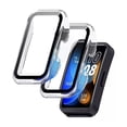 thumbnail image 1 of 2pzs Protector Funda Case Para Huawei Band 8 Con Micas 9h Transparente + Transparente, 1 of 2