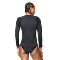 thumbnail image 2 of Speedo Women's Long Sleeve Swim Tee UV Rash Guard - Speedo Black, XL, 2 of 2