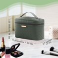 thumbnail image 2 of Estuche organizador de viaje para cosméticos Dajasan, color verde, 2 of 8