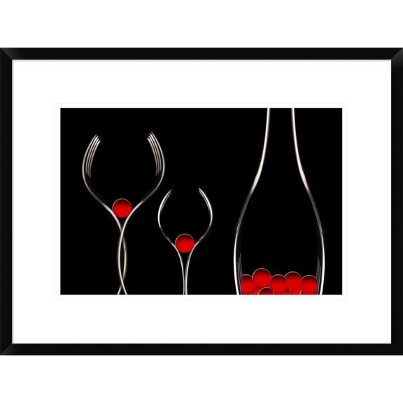 Global Gallery Doris Reindl 'F O R K' Framed Wall Art