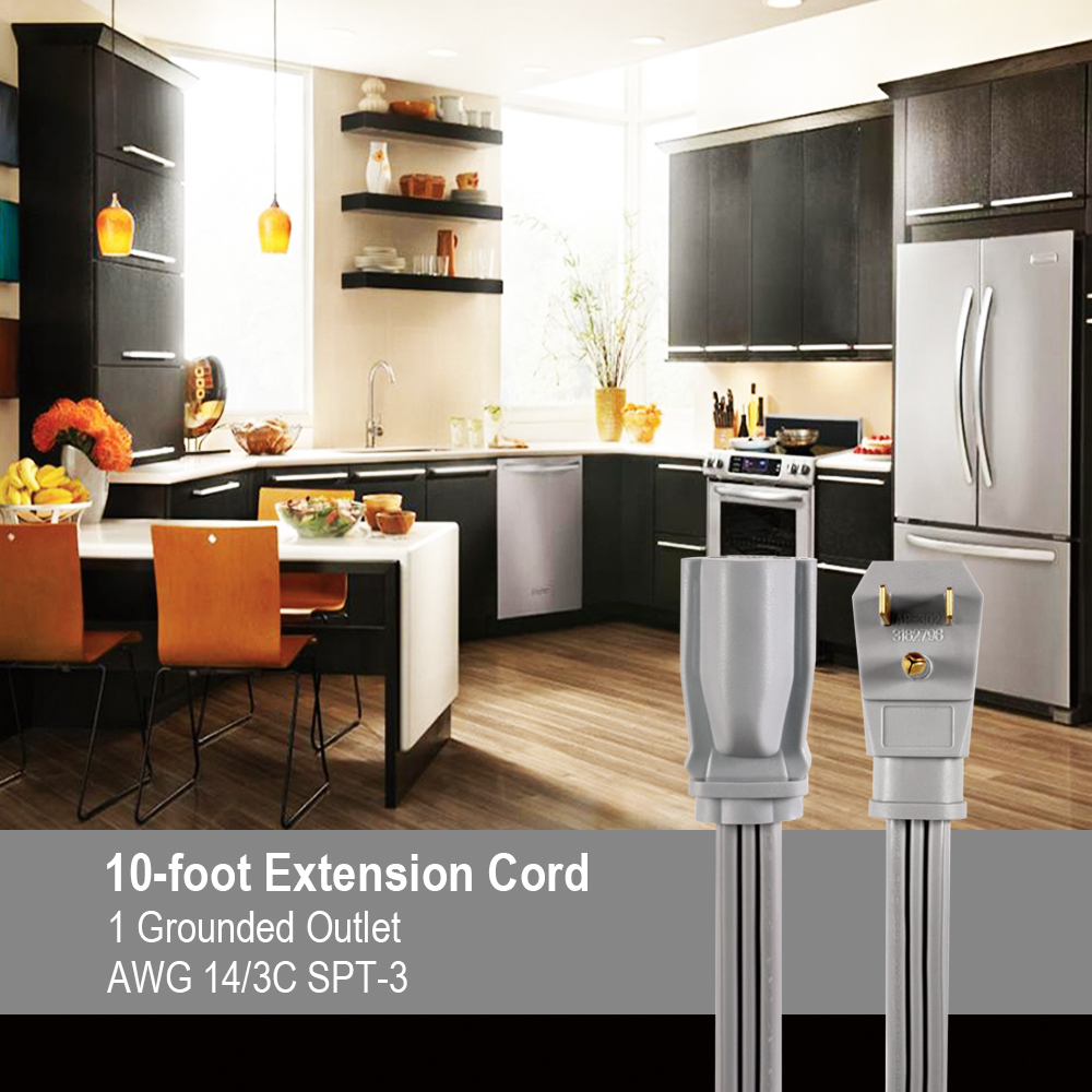 Hyper Tough 10 Ft Indoor A/C Extension Cord photo 6