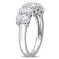 thumbnail image 5 of Everly Women's Moissanite 10k White Gold Ring, 5 of 10