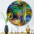 thumbnail image 1 of Designart - Colour Fusion VI - Modern Metal Circle Wall Art, 1 of 5