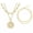 D, variant on 14K Gold Plated Initial Letter Dainty Layering Paperclip Chain Necklace Choker-T