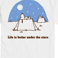 thumbnail image 3 of Peanuts - Life Is Better Under The Stars - Men's Short Sleeve Graphic T-Shirt, 3 of 6