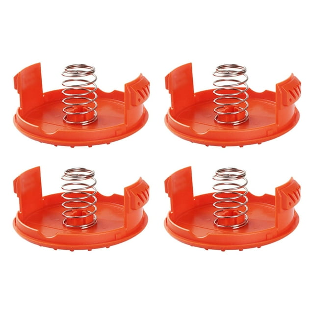 4 Piezas De Cubierta De Carrete De Repuesto Y Cubierta De Línea De Resortes Para Piezas Duraderas Decker Sunnimix Tapa de carrete de repuesto