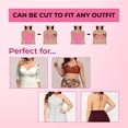 thumbnail image 3 of Cintas Desechables Para Levantamiento De Senos Push Up Pasties Sujetador Adhesivo Sin Tirantes Cubre Pezones Cinta Invisible Para Senos 3 Pares Methold AP006432-02, 3 of 6