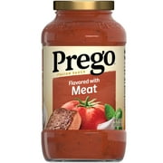 Prego Italian Tomato Spaghetti Sauce Flavored with Meat, 24 oz Jar