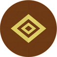thumbnail image 1 of Ahgly Company Tapis d'Intérieur Lavable en Machine Carré Transitionnel Caramel Brun, 3 Pieds Carré, 1 of 7