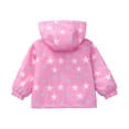 thumbnail image 5 of Cethrio Girls Lightweight Jackets, Full Zip Printed Fashion Long Sleeve Kids Windbreaker with Hood Pink Size 2-3 T, 5 of 7