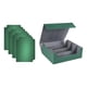 thumbnail image 5 of Caja para baraja de cartas coleccionables, almacenamiento de cartas de juego, exhibición resistente, coleccionable fuerte con 4 Gris verdoso, 5 of 9