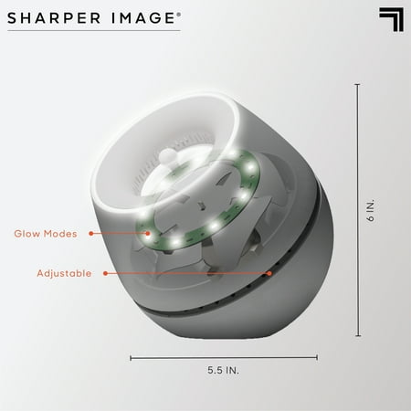 Sharper Image® Sound Soother Wind, White Noise Machine With LED Glow