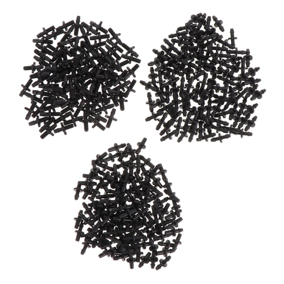Shisuyan Garden Hose Connectors Drip Irrigation System Black 300Pcs 0.79X0.79X0.59in