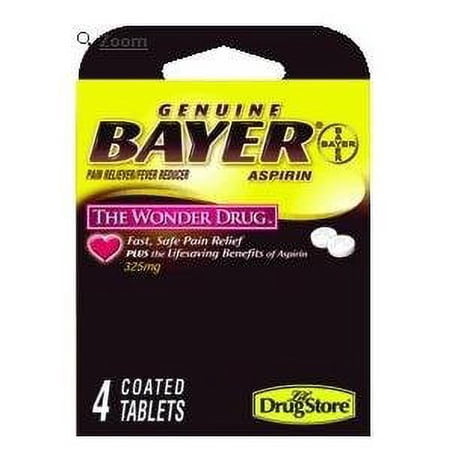 Lil Drug Genuine Byer Aspirin Tablets - 4 Ea, 6 Pack