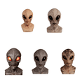 thumbnail image 1 of Máscara Alienígena Halloween Cabeza Completa Látex para (color Piel), 1 of 9