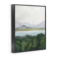thumbnail image 3 of Stupell Industries Scandinavian Mountains Beyond Forest Black Framed Giclee Art, 11 x 14, by June Erica Vess, 3 of 8