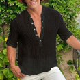 thumbnail image 3 of nsendm Chemise Homme Adulte Grande Taille Tendance Mode Décontractée et Confortable compatible avec Machine pour T-Shirts (Noir, m), 3 of 4