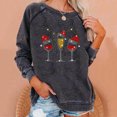 thumbnail image 1 of Nouveaux Hauts pour Femmes 2023 Décontractés à Manches Longues à Col Rond Hauts Chemises Amples Blouse Graphique à Imprimé de Noël Coupe Décontractée Chandail Surdimensionné pour Femmes, 1 of 6