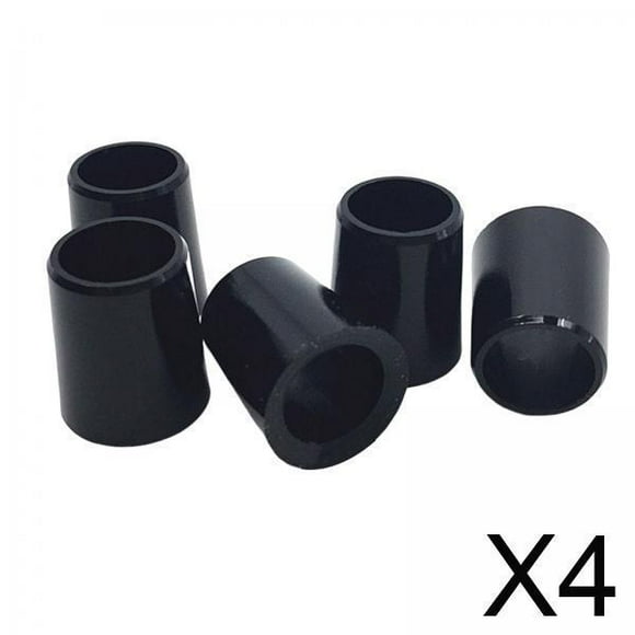 Colaxi 4x5Pcs Taper Tip Golf Club Iron Ferrules Black Golf Wood Ferrules 8.9x13x12.7
