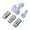 White, variant on Christmas Gifts Clearance! SHENGXINY Grater Clearance Hand-operated Rotating Cheese Planer Kitchen Forgetive Cheese Grater Multifunctional Cheese Grater White