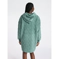 thumbnail image 4 of Joyspun Women's Oversized Hooded Plush Lounger, Size XS-3X, 4 of 6
