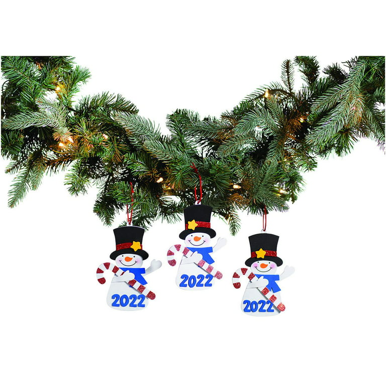 BESTOYARD 200 Pcs Christmas Snowflakes Pine Cones for Crafts Nativity Toys  for Kids DIY Snowman Ornament Christmas Foam Snowflake Kid Toys Child