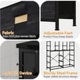 thumbnail image 5 of NEILA Black 12-Drawer Fabric Dresser with Convenient Side Pockets - Ideal Storage Solution for Bedrooms, Living Rooms, Hallways, and Closets, 5 of 8