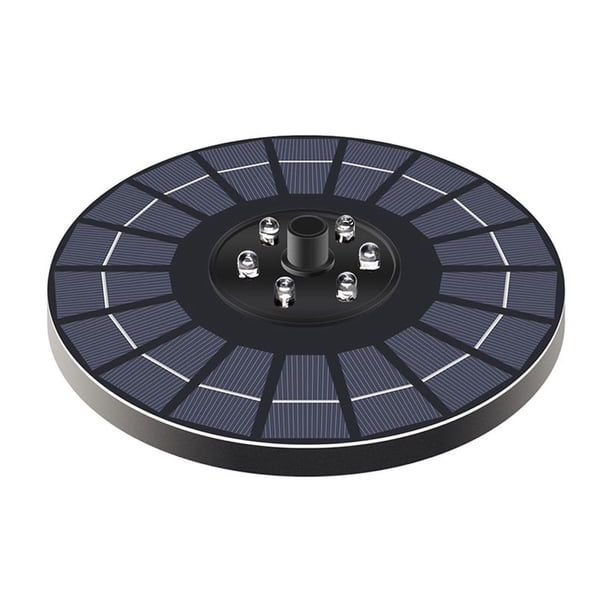 2023 NUEVA Fuente Solar, Fuente Solar Giratoria de 4W Batería Incorporada de 1500mAh Bomba de Estanque Fuente de Jardín para Estanque de Jardín o Cuenca de Estanque Baño de Aves Tanque de Peces