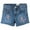 #01, variant on BULLPIANO Girls' Slim Fit Denim Shorts with Zipper & Button Closure, Multi-Pocket Jean Shorts Design for Summer
