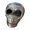 B, variant on Halloween Metal Fire Pit Skull Decor for Outdoor Fire Bowl Grill Party Display Realistic Skeleton Head Prop Tabletop Ornament