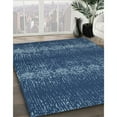 thumbnail image 2 of Ahgly Company Indoor Rectangle Contemporary Blue Persian Area Rugs, 6' x 9', 2 of 6