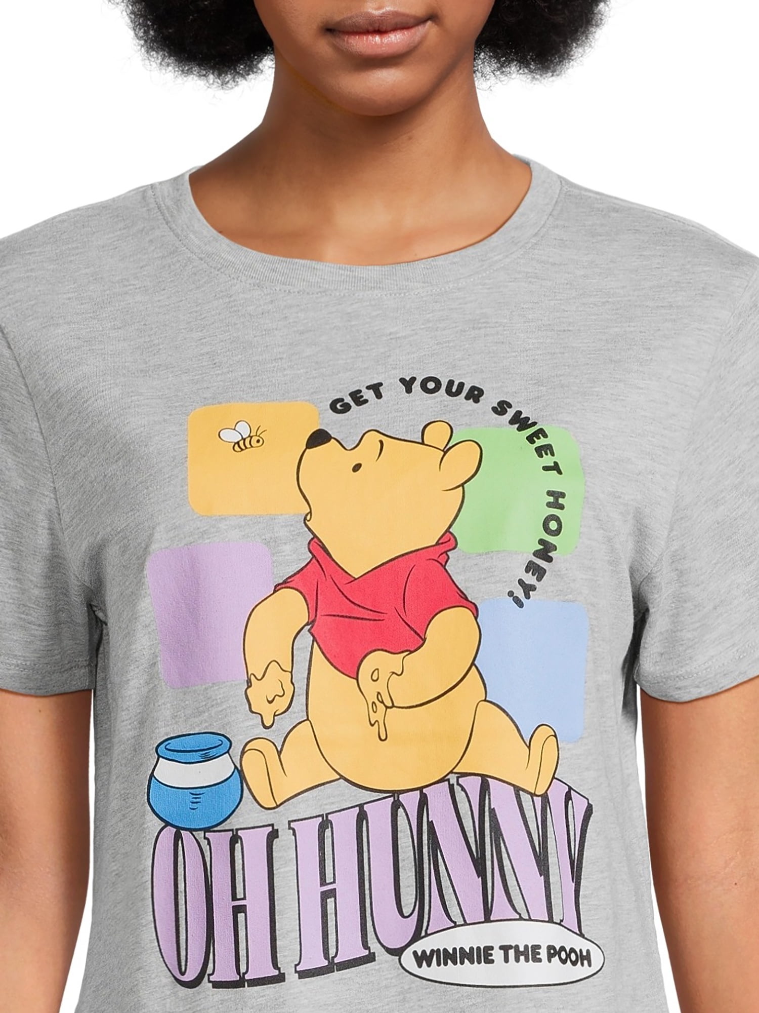 Disney Winnie The Pooh Women's Oh Hunny Graphic T-Shirt