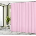 thumbnail image 4 of Ambesonne Geometric Shower Curtain, Leaf-Like Shapes Plot, 69"Wx75"L, Soft Pink and White, 4 of 4