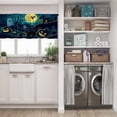 thumbnail image 3 of LALILO Kitchen Curtain Valance Vietnam Ancient Seaside Fishing Rod Pocket Window Curtain 52"x 18" Set of 2, 3 of 7