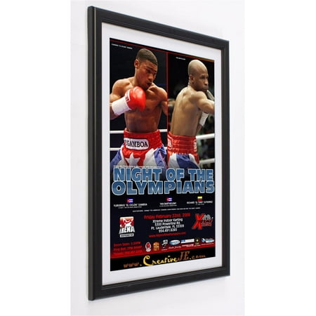Wall Mounted Poster Frame For 24x36 Graphics Removable Off White