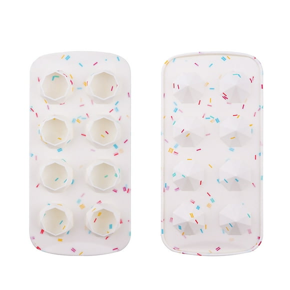 EGNMCR Ice Cube Tray Diamond Shape DIY Summer Ice Tray Ice Tray Cake ice tray