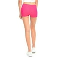 thumbnail image 4 of Gilbins 2 Pack Women's Seamless Stretch Yoga Exercise Shorts Fuchsia, 4 of 4