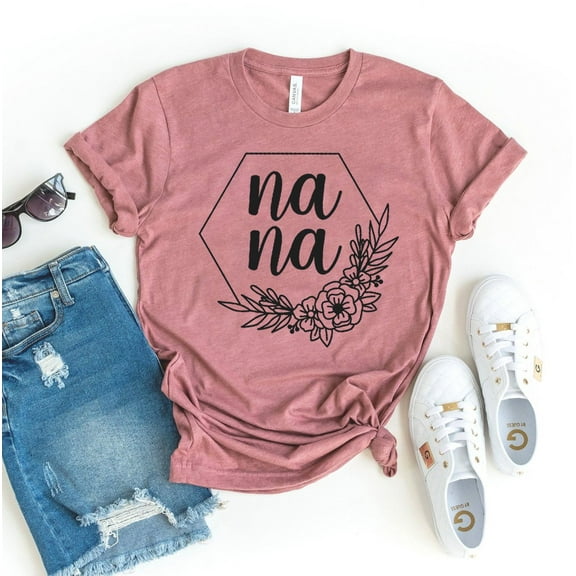 Nana T-shirt Women's Grandmother Top Gigi Shirts Grandma Tshirt Mimi Shirt Mother's Day Gift Grandparents Tee