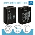 thumbnail image 2 of BM Premium DMW-BMB9 Battery for Panasonic Lumix DC-FZ80, DMC-FZ40K, DMC-FZ45K, DMC-FZ47K, DMC-FZ48K, DMC-FZ60, DMC-FZ70, DMC-FZ100, DMC-FZ150 Cameras, 2 of 4