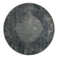 thumbnail image 2 of Unique Loom Portland Collection Area Rug - Woodburn (5' 1" Round Blue/Ivory), 2 of 10