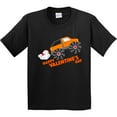 thumbnail image 3 of Inktastic Happy Valentine's Day-monster Truck Youth T-Shirt, 3 of 5