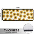 thumbnail image 5 of Kitchen Rugs Sets Of 2,White Small Sunflower Pattern Anti Fatigue Kitchen Mat Rugs Non Slip Washable,Decorative Kitchen Floor Mats for Kitchen,Sink,Laundry,17"x47"+17"x47", 5 of 5
