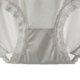 thumbnail image 2 of IFNWSV Ice Silk Seamless Bikini Underwear Breathable Soft Lightweight Panties for Women Comfortable Fit Gray XL, 2 of 3