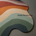 thumbnail image 2 of Multi-Color Abstract Rug – Hand Tufted Irregular Full Size Carpet for Bedroom or Office, 2 of 5
