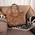 thumbnail image 4 of Montana West Tote Bags Vegan Leather Purses and Handbags for Women Top Handle Ladies Shoulder Bags, Brown, 4 of 7